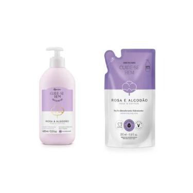 Imagem de Combo Cuide-se Bem Rosa e Algodão: Hidratante Rosa e Algodão 400ml + R