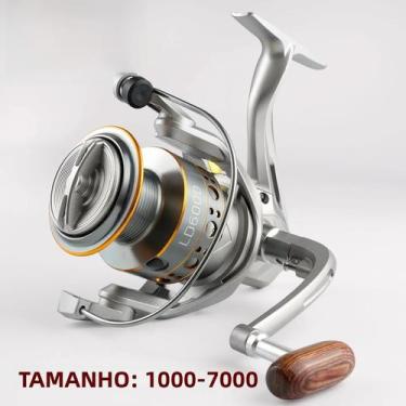 Imagem de Carretilha De Pesca Giratória Rooblinos LD Com Carretel De Metal, Inte