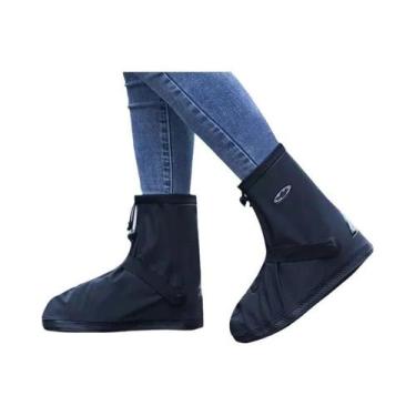 Imagem de Capas De Sapatos Impermeáveis Reutilizáveis Antiderrapantes Para Chuva