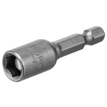 Imagem de Soquete Magnético Worker 1-4 X 5-16 48mm com Ponta Magnetizada e Encaixe 1-4 Aço Cromo Vanádio Bivolt