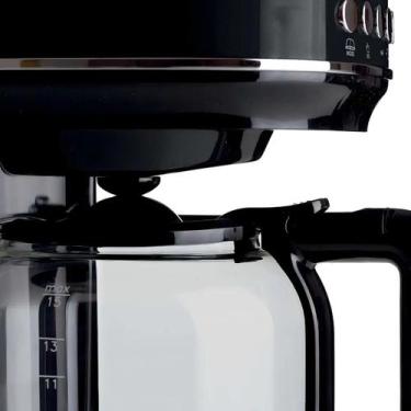 Imagem de Cafeteira Ariete Moderna Preta Programável 127V com Filtro e Display L