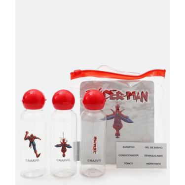 Imagem de Kit De Viagem Feminino 3 Peças Homem Aranha Vermelho-63146 - MARVEL, U
