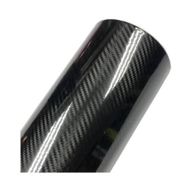 Imagem de Adesivos De Vinil Em Fibra De Carbono 5D 6D Brilhante Para Carros 152x