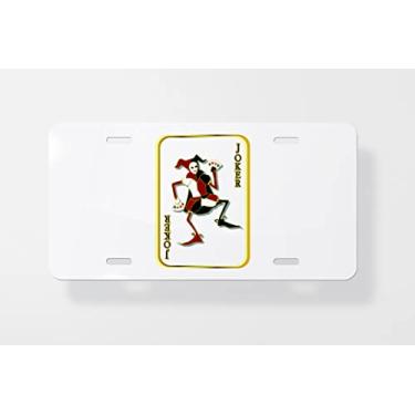 Imagem de Capa para placa de carro Vector Coringa 2 - Capa para placa de carro - Capa para moldura da placa de carro - 15 x 30 cm