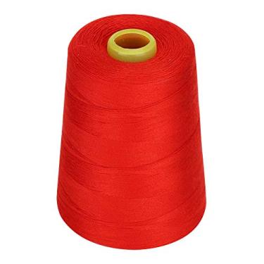 Imagem de Rosca de máquina de costura reutilizável, costura de bainha para roupas, abertura de fivela, casa para decoração de costura, artesanato (vermelho)