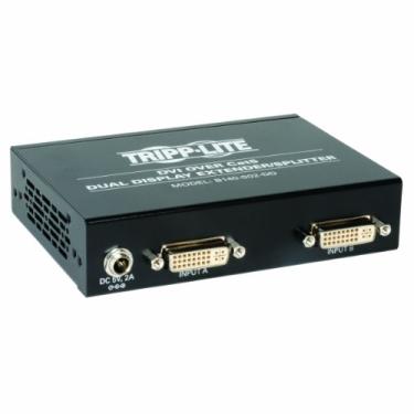 Imagem de Tripp Lite Divisor extensor DVI de 2 portas com visor duplo Cat5/Cat6, transmissor 1920 x 1080 a 60 Hz (B140-002-DD)