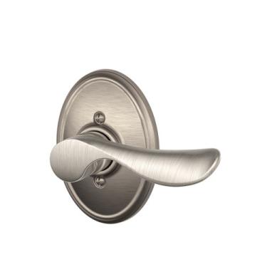 Imagem de Maçaneta de champanhe destro com acabamento Wakefield sem trava giratória, níquel acetinado (F170 CHP 619 WKF RH)