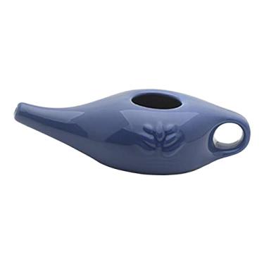 Imagem de DYNWAVE 250ml de Cerâmica Neti, de Irrigação Nasal, de Lavagem Sinusal, de Fácil de Durável para Lavagem Do, Azul