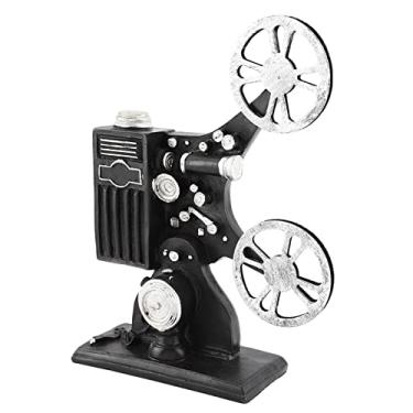 Imagem de mini projetor de filme vintage vintage antigo,Modelo de caixa de música de projetor de filmes, decoração de cinema, para aniversário, escritório, sala de estudo, D¨¦Cor, projetor de filme, modelo de caixa de música, mini vintage antigo