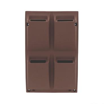 Imagem de Floreira de Parede Tramontina Malaia em Polietileno Marrom Tramontina