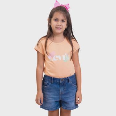 Imagem de Camiseta Levis Infantil Feminina Graphic Laranja (LK0010132)