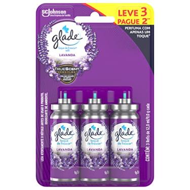 Imagem de Glade Aromatizador de Ambiente Spray Refil, Odorizador de Ambiente Lavanda, Leve 3 Pague 2, 12ml cada