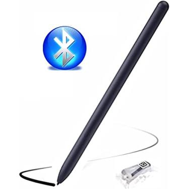 Imagem de Caneta Stylus Tab S8 (com Bluetooth) de substituição para Samsung Galaxy Tab S8/S8Plus s Pen e S8 Ultra S Pen+pontas/pontas (preta)