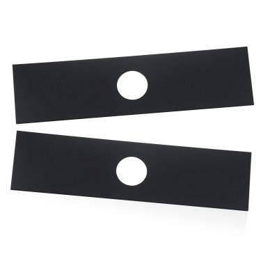 Imagem de Karbay Lâminas de aparador universais de 20,32 cm x 5,08 cm / acessório de aparador conversível compatível com Echo, Ryobi, Husqvarna, Stihl, bordas de bastão - furo central de 2,5 cm