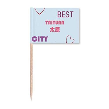 Imagem de Rovincial Capital Taiyuan Marcador de palito de dente para decoração de festa