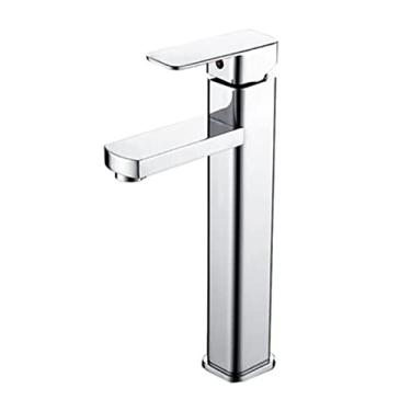 Imagem de LIDON Torneira de banheiro torneira de pia preta torneira de pia preta banheiro 1 furo torneira de furo único torneira de lavatório preta torneira de bacia para pia, cromo B (cor: cromo B)