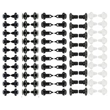 Imagem de TECKEEN 100 clipes para painéis de carro kit de clipes de retentor de carroceria automotiva tipo push fixadores para Toyota para Lexus
