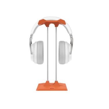 Imagem de OCTOO, LiteStand Headset - Suporte para fones de ouvido, Ice Silver/Laranja