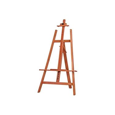 Imagem de Cavalete Estúdio para Pintura, Suporta Telas de até 1,20 m de altura, Trident, 12032, Madeira Eucalipto Clara