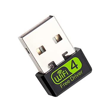 Imagem de Qudai Placa de rede sem fio sem driver mini placa de rede sem fio usb portátil adaptador wi-fi usb plug and play para computador portátil