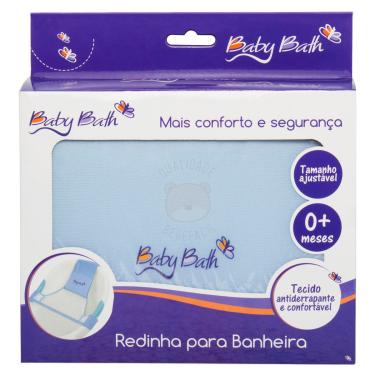 Imagem de Redinha ajustável para banheira Azul (0m+) - Baby Bath 