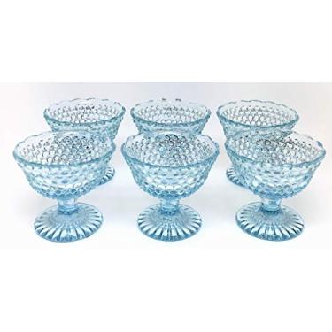 Imagem de Porta Joia Pedestal Mini Bolinha 8 * 6 Azul 6pc Quadrifoglio Azul