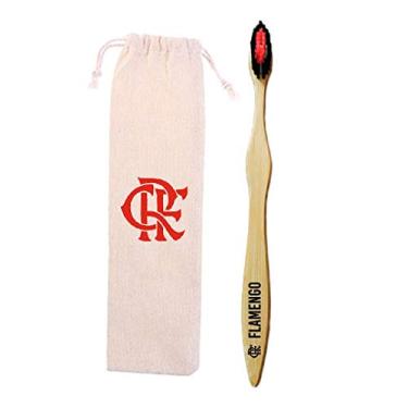 Imagem de Kit com 3 Escovas de Dente Ecológicas de Bambú do Flamengo