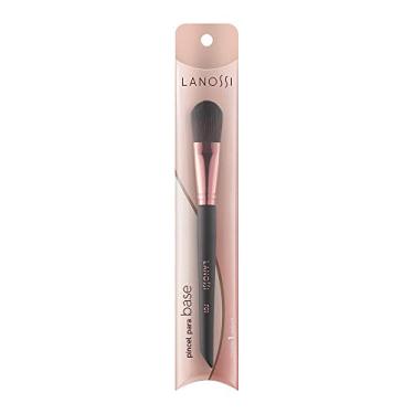 Imagem de Lanossi Beauty & Care Pincel Para Base Rose Black Preto/Rosé Metalizado Preto/Rosé Metalizado