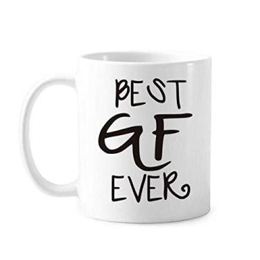 Imagem de Best BF Ever Caneca Amor do Dia dos Namorados Cerâmica Xícara de Porcelana