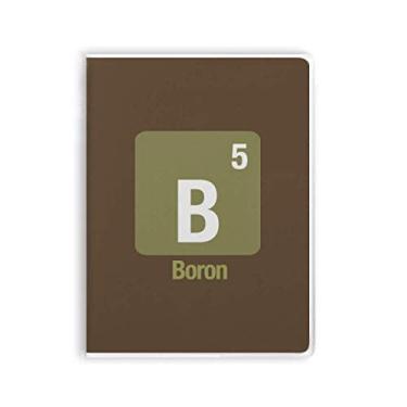 Imagem de B Boron Caderno de Ciência com Elementos Químicos Diário Capa Macia