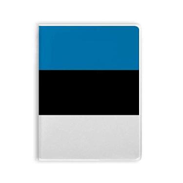 Imagem de Diário de capa macia com a bandeira nacional da Estônia da Europa
