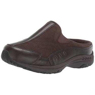 Imagem de Easy Spirit Traveltime Mule feminino, Couro Torte Chocolate, 9.5 Narrow