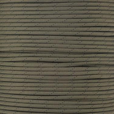 Imagem de Paracord Paracord 550 da Paracord – para uso interno e externo – recreação ao ar livre, artesanato e aprimoramento de casa variedades e comprimentos, Olive Drab w/ Black Flecks, 250 Feet