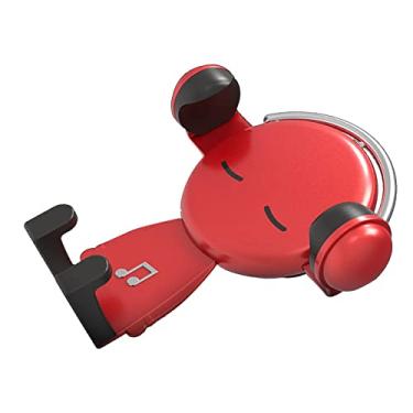 Imagem de Suporte para Telefone para Carro, Suporte para Ventilação de Ar para Carro, Suporte para Celular para Veículo, Suporte Universal para Todos Os Smartphones Automotivos (Vermelho)