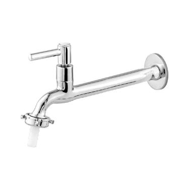 Imagem de Torneira Tanque Jardim Coz. Parede Longa Metal Com Bico 1159