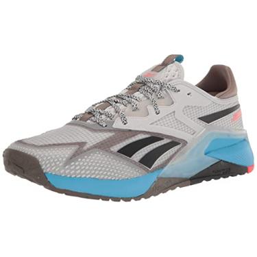 Imagem de Reebok Tênis masculino Nano X2 Tr Adventure Cross Trainer, cinza puro/cinza trek, água radiante, tamanho 37, Branco, 38