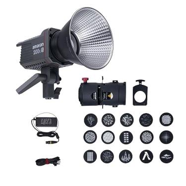 Imagem de Aputure Amaran 200X S LED Luz de vídeo com Kits de lentes de 36 graus Amaran Spotlight SE