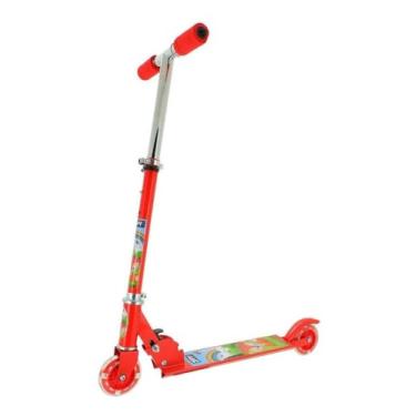 Imagem de Zippy Toys Patinete com Ajuste Infantil Dobrável 2 Rodas 35kg Vermelho Desenho,Raposinha