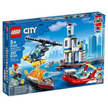 Imagem de LEGO City Seaside and Fire Mission 60308