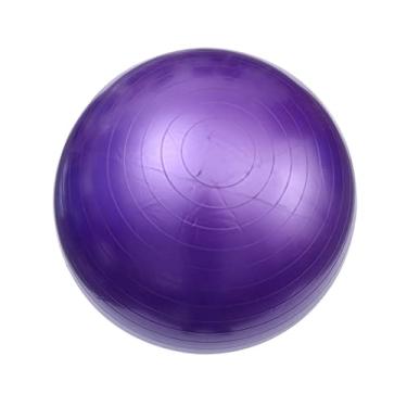 Imagem de Baluue exercícios com bola medicinal bola de ioga com bomba bola de posição cadeira de mesa de bola cadeira de bola de ioga treino em casa stabley bola de exercício tapete de yoga roxo