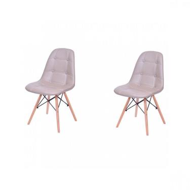 Imagem de Kit 2 Cadeiras Botonê Eames Or Design  Cinza