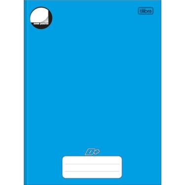 Imagem de Tilibra - D+ - Caderno Brochura Capa Dura, 200x275mm, 96 Folhas, Azul - Sem Pauta
