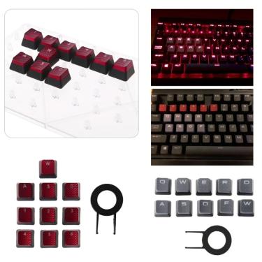 Imagem de 10 unidades/pacote keycaps para corsair k70 k65 k95 g710 rgb strafe teclado mecânico