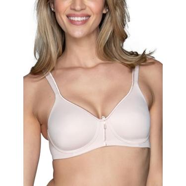 Imagem de Vanity Fair Sutiã feminino com alças conversíveis bidirecionais, cobertura total, bojos levemente forrados até DD, Sem aro - Quartzo, 42D
