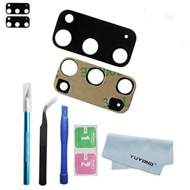 Imagem de YUYOND Substituição de lente de vidro para câmera traseira original OEM para Samsung Glaxy S20 de 6,2 polegadas com adesivo pré-instalado com kit de ferramentas de reparo