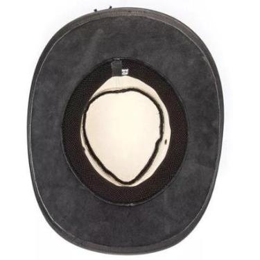 Imagem de Chapéu Country Cowboy Couro Rodeio Americano Sertanejo-Masculino