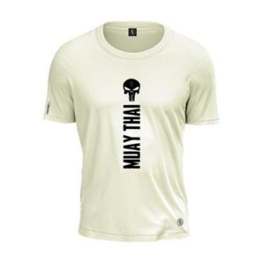 Imagem de Camiseta Muay Thai Caveira Skull Blue Lutador-Unissex