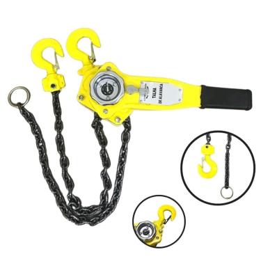 Imagem de Talha Manual com Alavanca 0,75 Tonelada 3 Metros Elevação IMPORTWAY