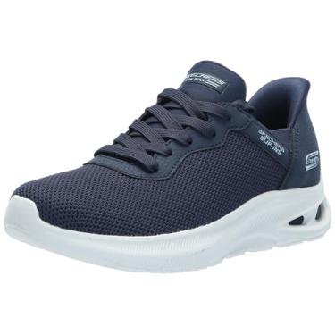 Imagem de Skechers Tênis feminino Hands Free Slip-ins Bobs Unity, Azul marino, 36