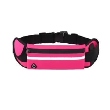 Imagem de Pochete Esportiva Pochete Corrida Academia Bike Porta Celular Garrafa Cinta Fitness Doleira Impermeavel, PREMIUM (Rosa)